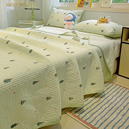 91家纺网 家纺一手货源 找家纺 （总）漫时光 2025新款全棉纯棉新疆棉花夹层单床盖