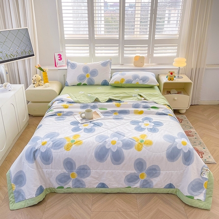 思雅庭 2025新款里外全棉夏被新疆棉花夏凉被空调被 向阳花开