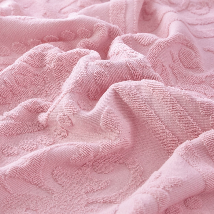 91家纺网 家纺一手货源 找家纺 爱港家纺 2025新款上海专版老式怀旧全棉A类纱布毛巾被 古韵-粉