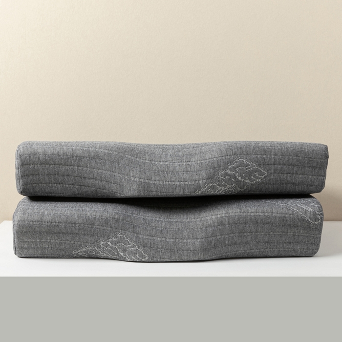 91家纺网 家纺一手货源 找家纺 其乐枕芯  2025新款亚马逊外贸爆款蝶形记忆枕护颈枕芯枕头 石墨烯-灰