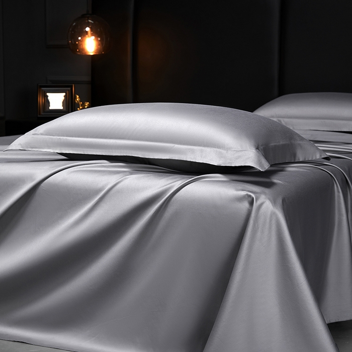 91家纺网 家纺一手货源 找家纺 （总）秀色2025新款A类高端100s新疆长绒棉纯棉床单单件全棉单人贡缎加厚被单三件套