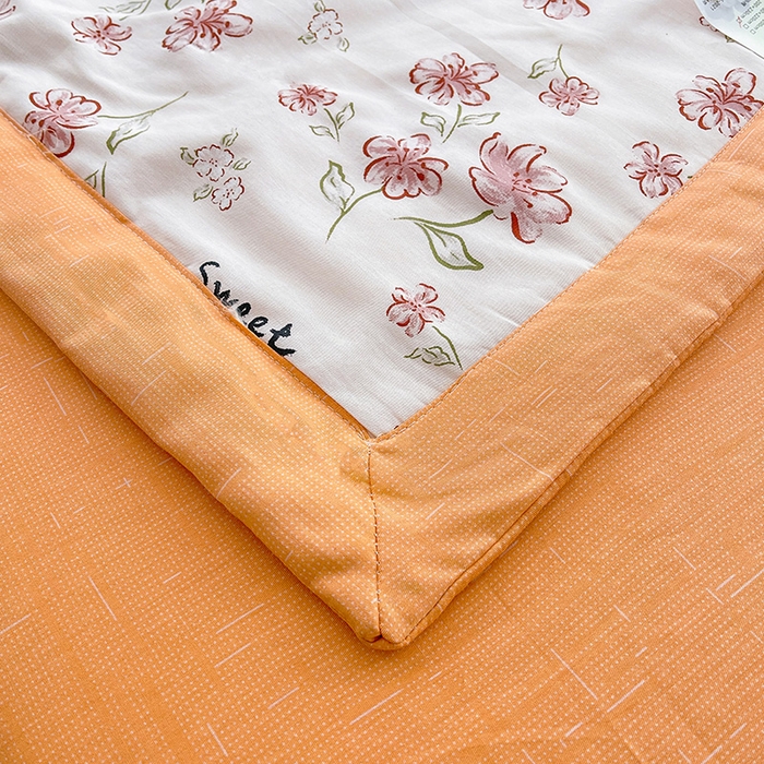 91家纺网 家纺一手货源 找家纺 思雅庭 2025新款里外全棉夏被新疆棉花夏凉被空调被 喵喵心情