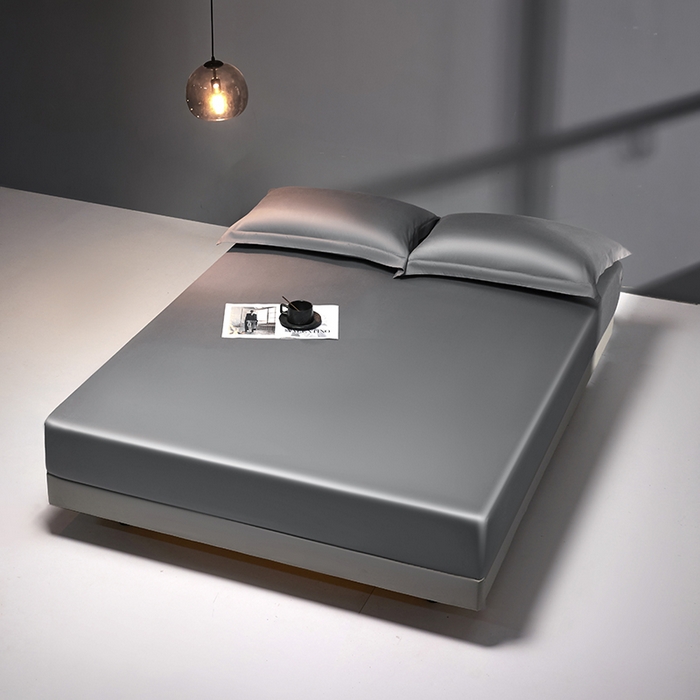 91家纺网 家纺一手货源 找家纺 （总）秀色2025新款高端纯棉床笠单件全棉全包床套三件套100s新疆长绒棉酒店床垫保护套