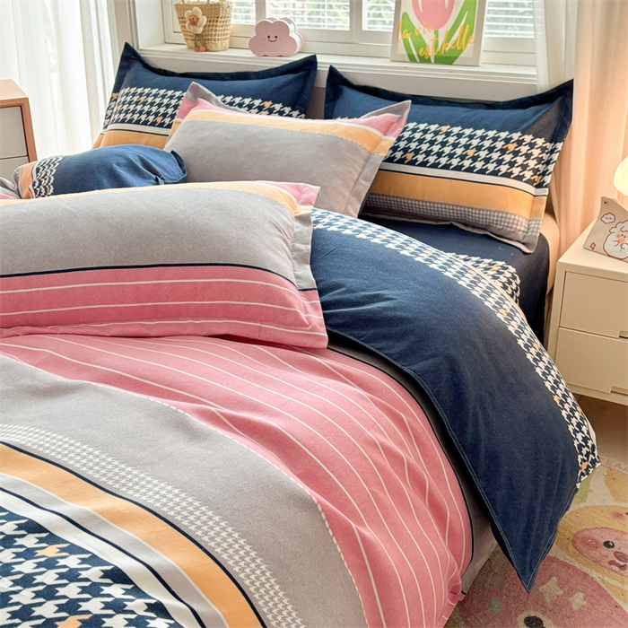 91家纺网 家纺一手货源 找家纺 爱一个家 2025新款植物羊绒四件套 奥加丽