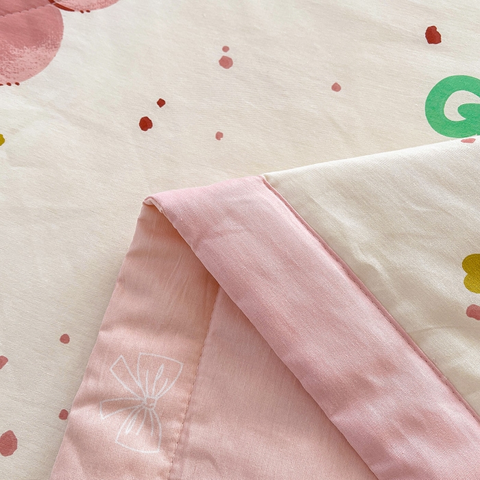 91家纺网 家纺一手货源 找家纺 思雅庭 2025新款里外全棉夏被新疆棉花夏凉被空调被 甜蜜樱桃