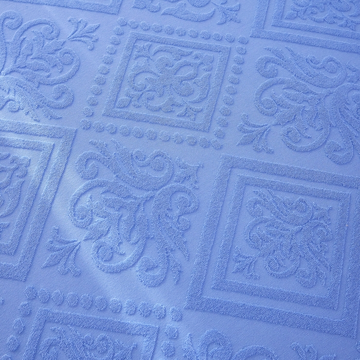 91家纺网 家纺一手货源 找家纺 爱港家纺 2025新款上海专版老式怀旧全棉A类纱布毛巾被 古韵-蓝