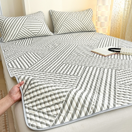 柒月家居 2025新款小清新乳胶凉席 格调