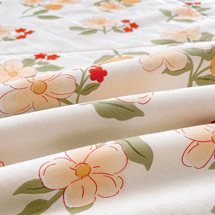 91家纺网 家纺一手货源 找家纺 思雅庭 2025新款里外全棉夏被新疆棉花夏凉被空调被 悦夏花语