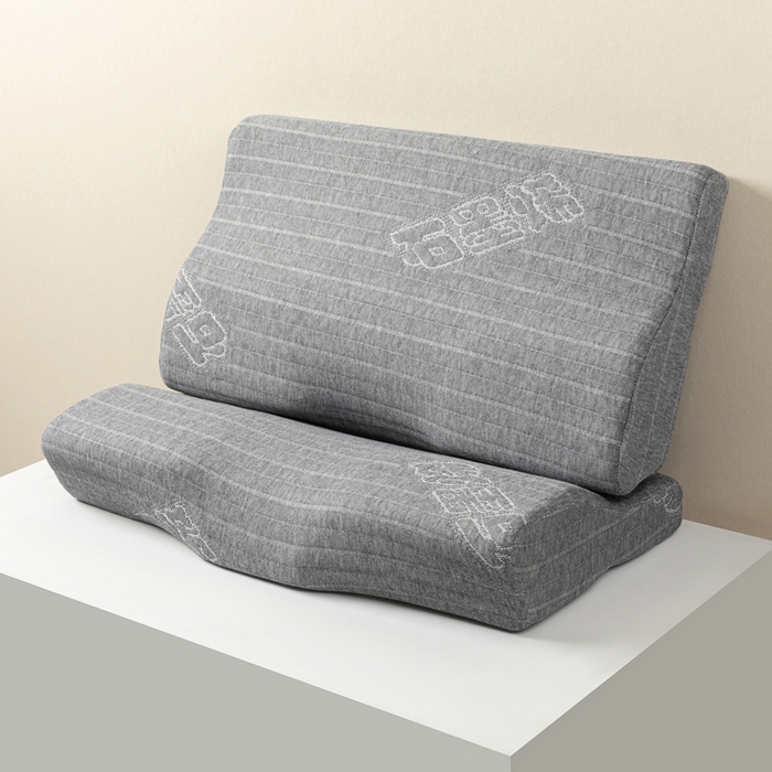 91家纺网 家纺一手货源 找家纺 其乐枕芯  2025新款亚马逊外贸爆款蝶形记忆枕护颈枕芯枕头 咖啡格