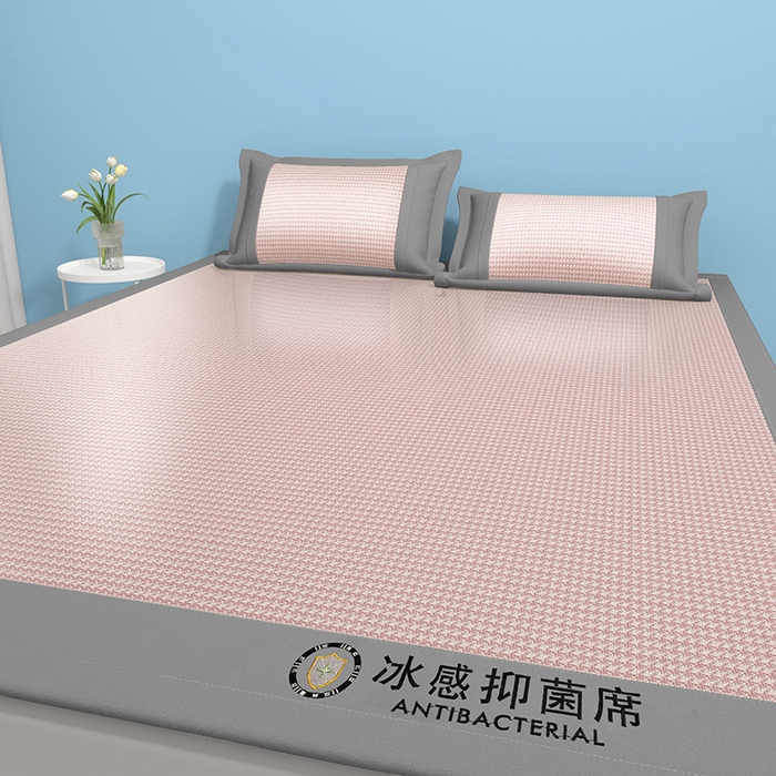91家纺网 家纺一手货源 找家纺 （总）绒艺席业 2025新款A类抗菌冰丝凉席系列-冰感抑菌席
