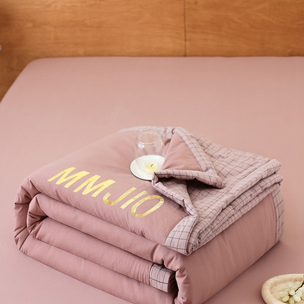 91家纺网 家纺一手货源 找家纺 （总）寐眠2025新款全棉水洗棉刺绣夏被【夏被四件套】