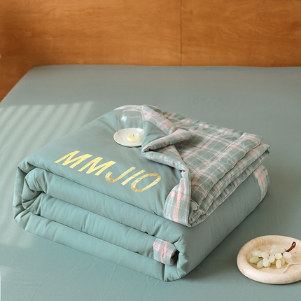 91家纺网 家纺一手货源 找家纺 （总）寐眠2025新款全棉水洗棉刺绣夏被【夏被四件套】