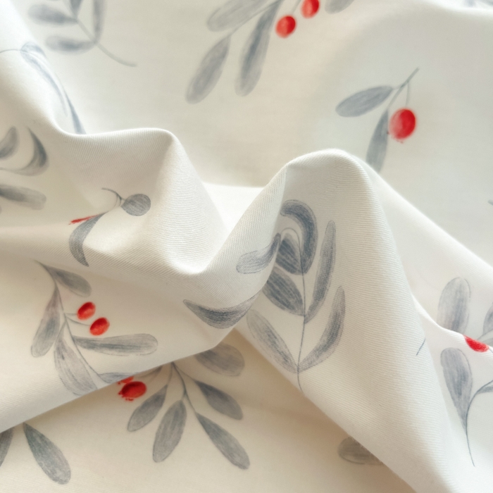 91家纺网 家纺一手货源 找家纺 仔仔熊 2025新款全棉印花系列被套 清新植物