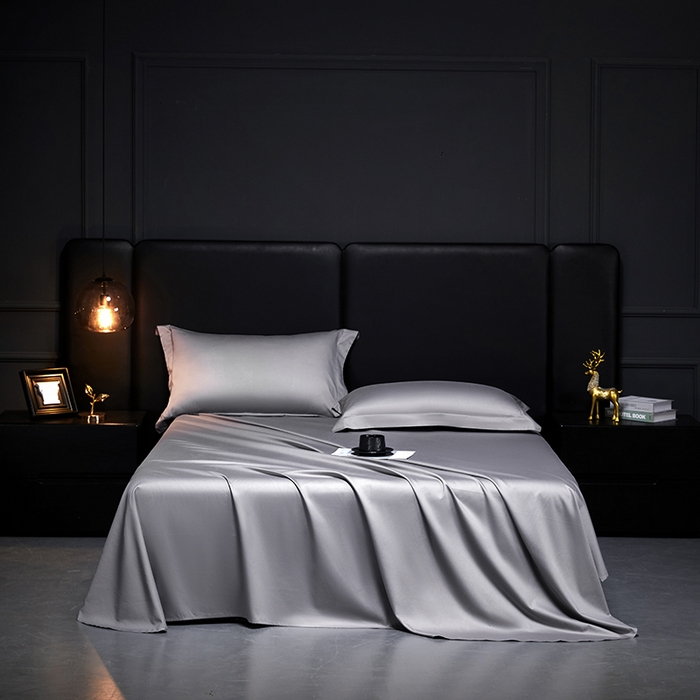 91家纺网 家纺一手货源 找家纺 （总）秀色2025新款A类高端100s新疆长绒棉纯棉床单单件全棉单人贡缎加厚被单三件套