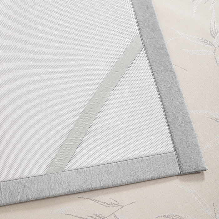 91家纺网 家纺一手货源 找家纺 小牛席业 2025新款全PE柳烟冰丝席凉席席子系列 香槟