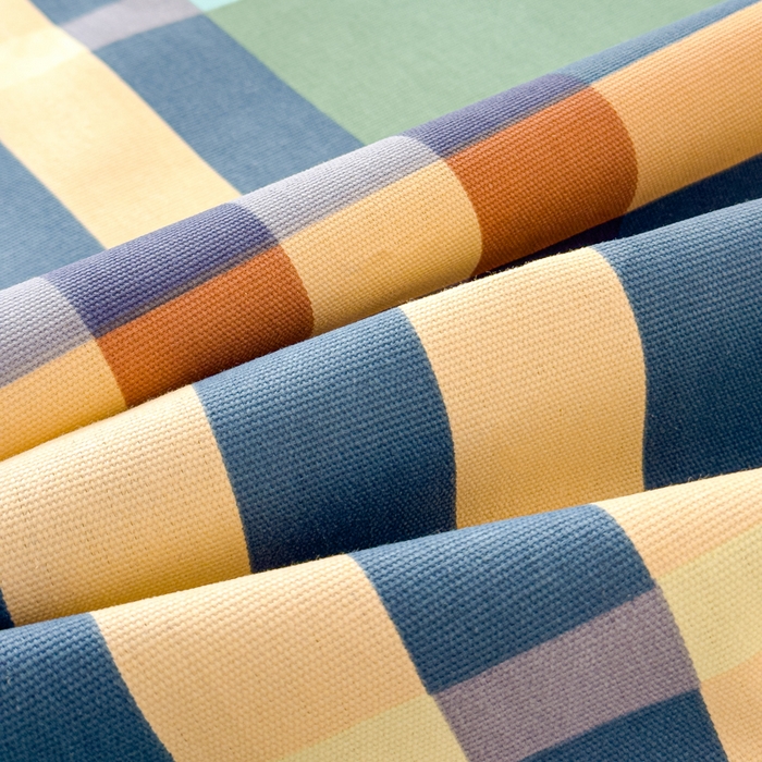 91家纺网 家纺一手货源 找家纺 仟网汇 2025新款活性印染无印纽扣原棉老粗布三件套 立体绿