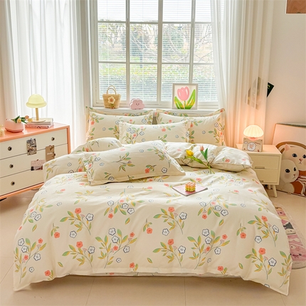 91家纺网 家纺一手货源 找家纺 （总） 爱一个家 2025新款植物羊绒四件套