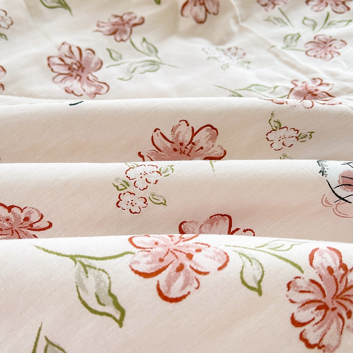 91家纺网 家纺一手货源 找家纺 思雅庭 2025新款里外全棉夏被新疆棉花夏凉被空调被 喵喵心情