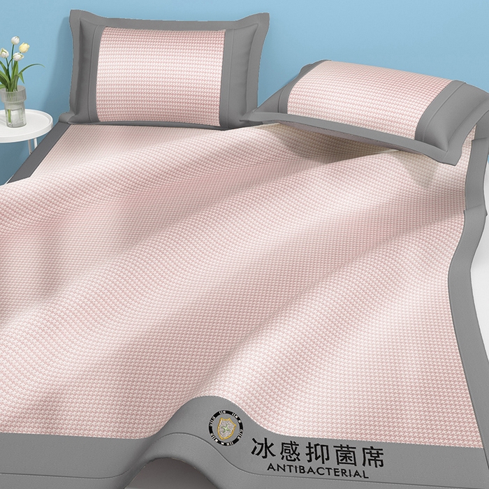 91家纺网 家纺一手货源 找家纺 （总）绒艺席业 2025新款A类抗菌冰丝凉席系列-冰感抑菌席