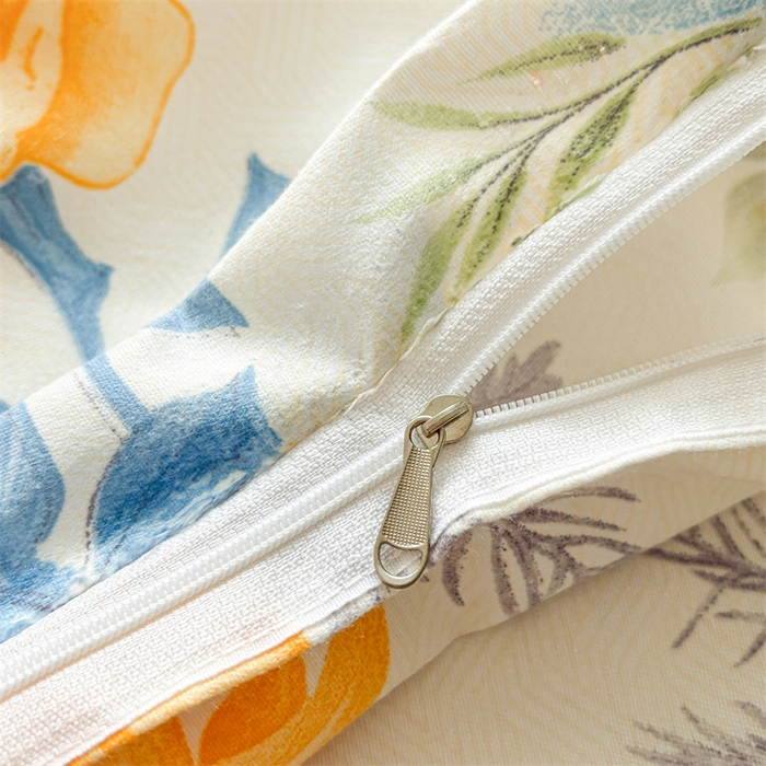 91家纺网 家纺一手货源 找家纺 爱一个家 2025新款植物羊绒四件套 幽幽花香