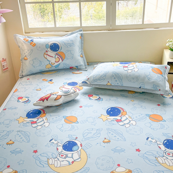 91家纺网 家纺一手货源 找家纺 （总）博雅 2025新款独家版权A类大版数码印花1200D冰丝凉席