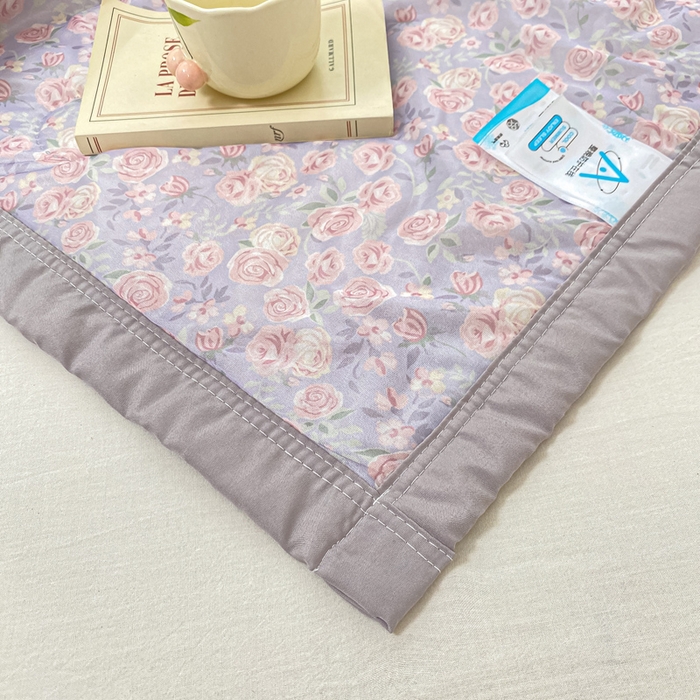 91家纺网 家纺一手货源 找家纺 顺顺家纺 2025新款凉感丝印花夏被空调被 繁花世界