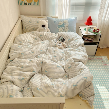 桃喜 2025新款13372经典混搭全棉卡通四件套 好朋友