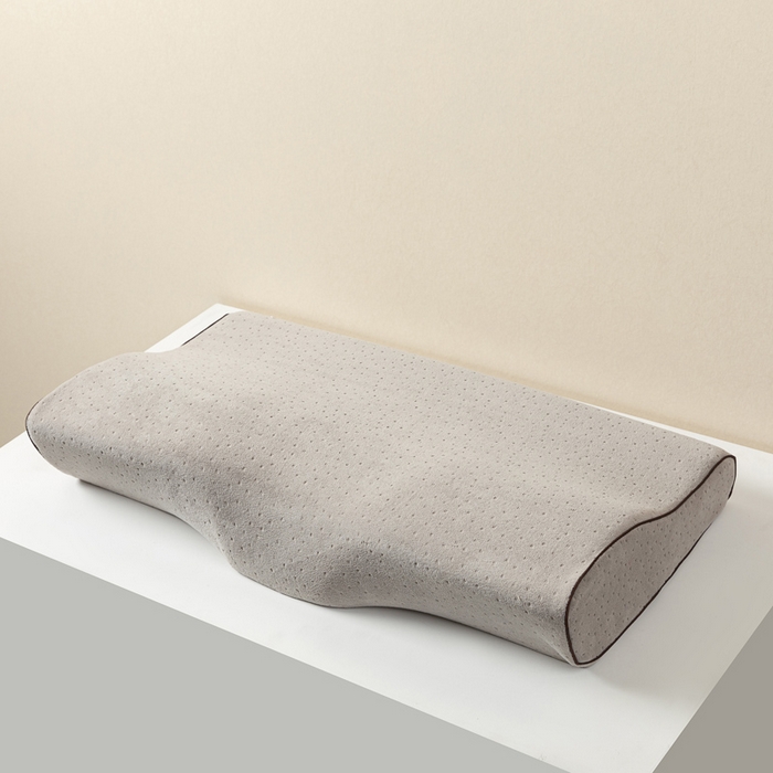 91家纺网 家纺一手货源 找家纺 （总）其乐枕芯  2025新款亚马逊外贸爆款蝶形记忆枕护颈枕芯枕头