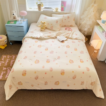 91家纺网 家纺一手货源 找家纺 （总）名兮家居 2025新款针织棉夏凉被