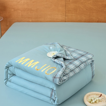 91家纺网 家纺一手货源 找家纺 （总）寐眠2025新款全棉水洗棉刺绣夏被【夏被四件套】