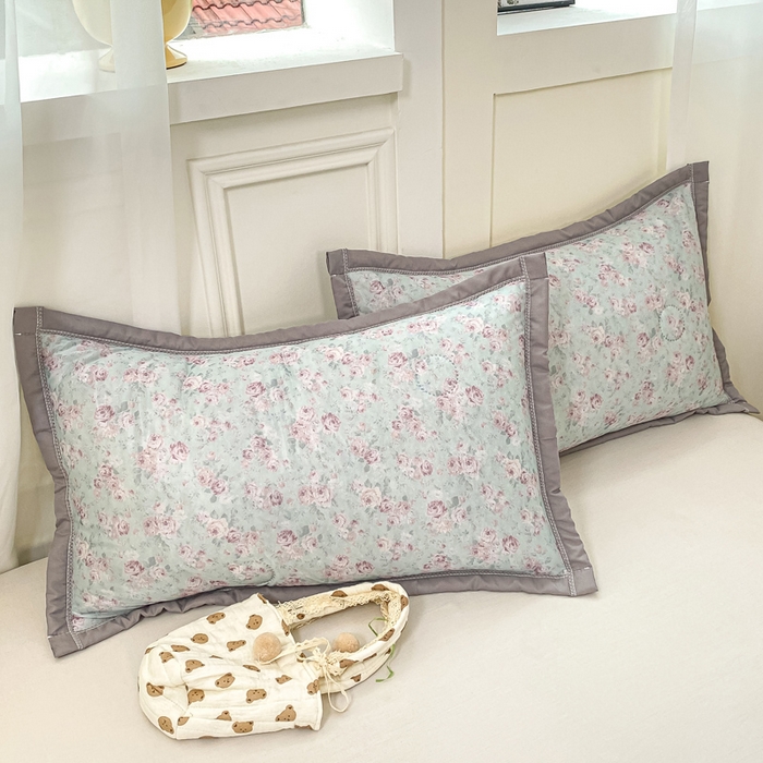 91家纺网 家纺一手货源 找家纺 顺顺家纺 2025新款凉感丝印花夏被空调被 春野之花