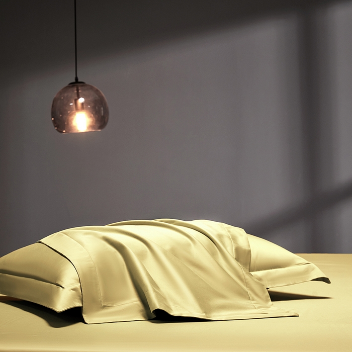 91家纺网 家纺一手货源 找家纺 秀色2025新款高端纯棉床笠单件全棉全包床套三件套100s新疆长绒棉酒店床垫保护套 梦易-奶茶米