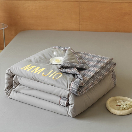 91家纺网 家纺一手货源 找家纺 （总）寐眠2025新款全棉水洗棉刺绣夏被【夏被四件套】