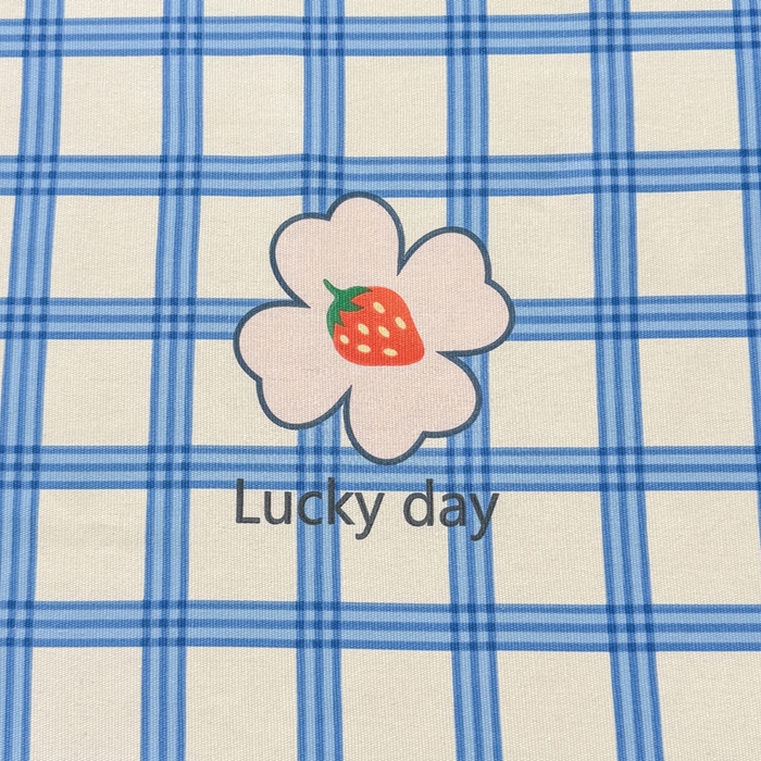 91家纺网 家纺一手货源 找家纺 仟网汇 2025新款老粗布床单粗布凉席老粗布单床单枕套单品 蓝格草莓