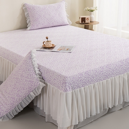 91家纺网 家纺一手货源 找家纺 （总）鑫姿 2025新款5A抗菌凉席床裙款-雅致系列