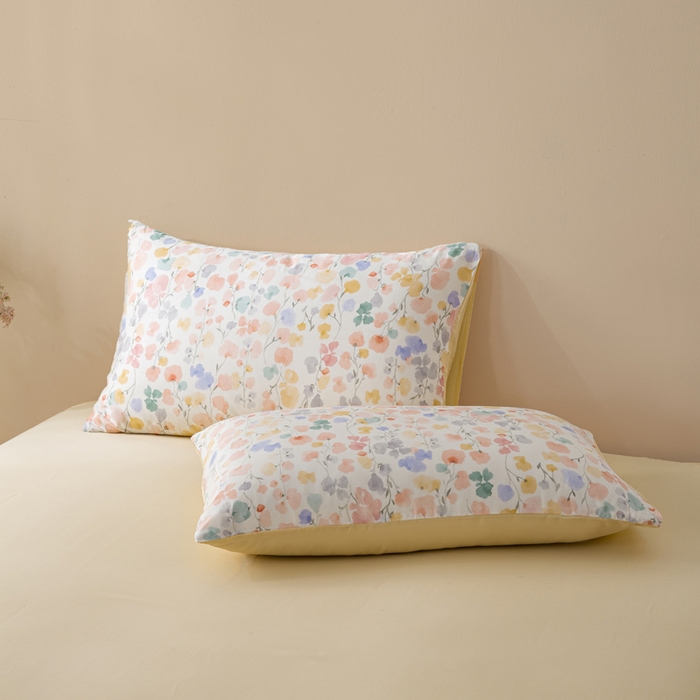 91家纺网 家纺一手货源 找家纺 帅露家纺 2025新款50S莱赛尔天丝印花四件套 含依