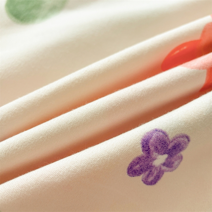 91家纺网 家纺一手货源 找家纺  爱一个家 2025新款植物羊绒四件套 玫香怡人