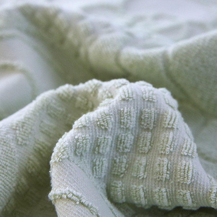 91家纺网 家纺一手货源 找家纺 爱港家纺 2025新款上海专版老式怀旧全棉A类纱布毛巾被 茶花-绿