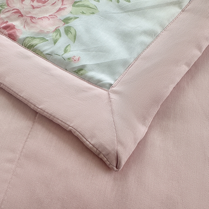 91家纺网 家纺一手货源 找家纺 瑜珠家纺 2025新款里外全棉棉花夏被 解花语