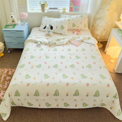 91家纺网 家纺一手货源 找家纺 （总）名兮家居 2025新款针织棉夏凉被