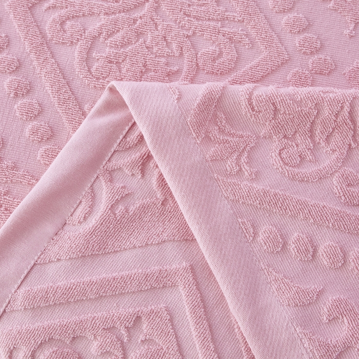 91家纺网 家纺一手货源 找家纺 爱港家纺 2025新款上海专版老式怀旧全棉A类纱布毛巾被 古韵-粉
