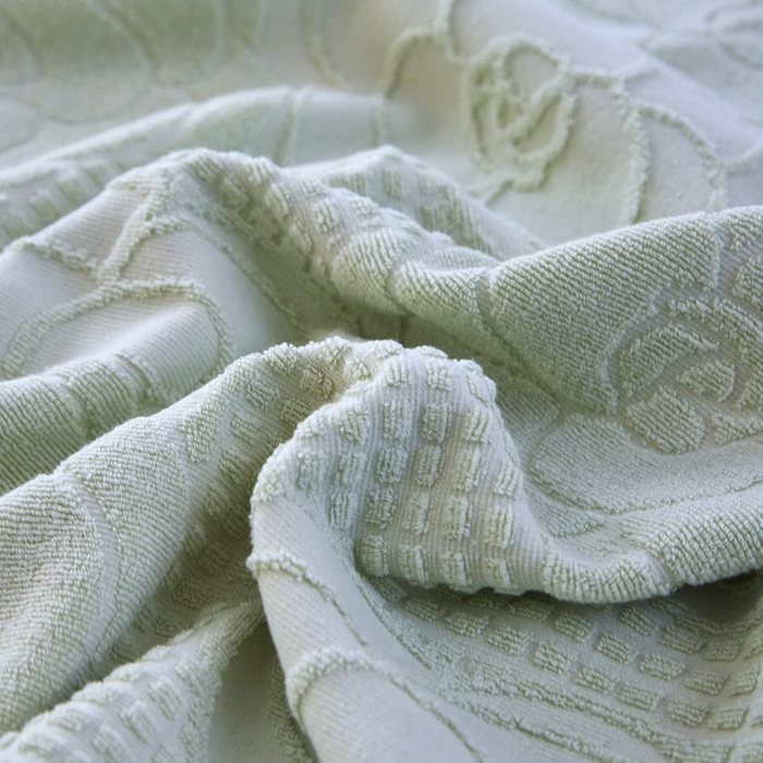 91家纺网 家纺一手货源 找家纺 爱港家纺 2025新款上海专版老式怀旧全棉A类纱布毛巾被 茶花-绿
