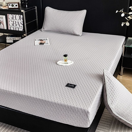 91家纺网 家纺一手货源 找家纺 （总）倾慕家纺 2025新款PE大泡泡凉感床笠款凉席