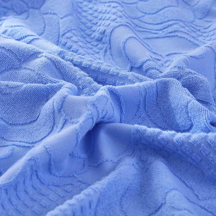 91家纺网 家纺一手货源 找家纺 爱港家纺 2025新款上海专版老式怀旧全棉A类纱布毛巾被 茶花-蓝