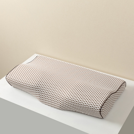 91家纺网 家纺一手货源 找家纺 （总）其乐枕芯  2025新款亚马逊外贸爆款蝶形记忆枕护颈枕芯枕头