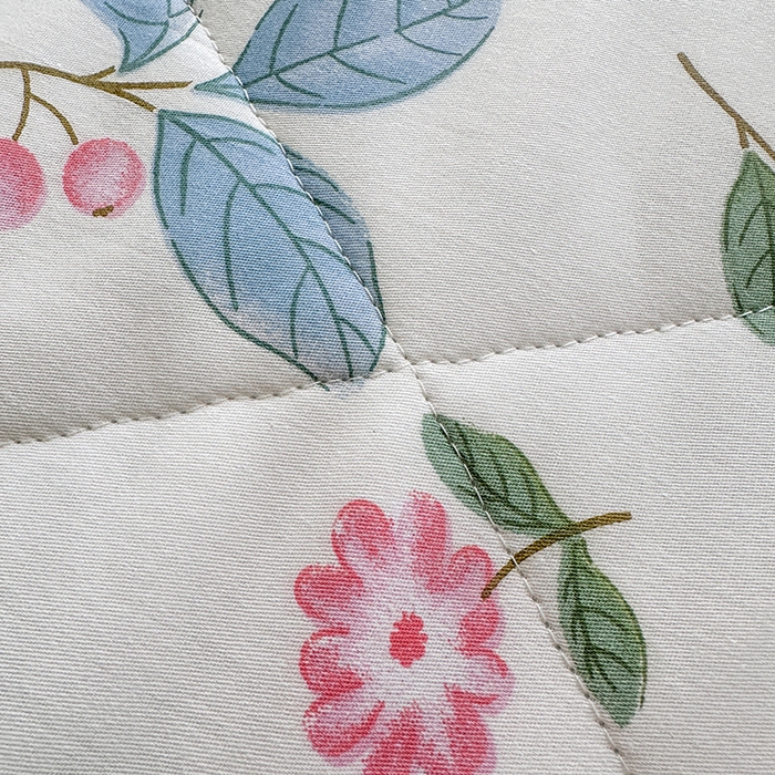 91家纺网 家纺一手货源 找家纺 瑜珠家纺 2025新款里外全棉棉花夏被 花样年华