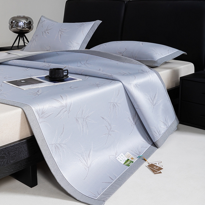 91家纺网 家纺一手货源 找家纺 （总）小牛席业 2025新款全PE柳烟冰丝席凉席席子系列凉席藤席冰藤席冰丝席竹席空调席草席乳胶席豆豆席三件套