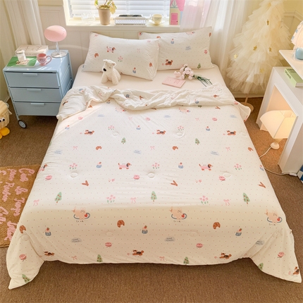 91家纺网 家纺一手货源 找家纺 （总）名兮家居 2025新款针织棉夏凉被