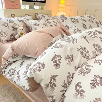 91家纺网 家纺一手货源 找家纺 （总）仔仔熊 2025新款全棉印花四件套