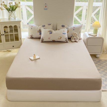 91家纺网 家纺一手货源 找家纺 （总）2025云感皱皱棉单品水洗棉单床笠被套罩床垫套 床笠